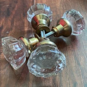Antique door knobs